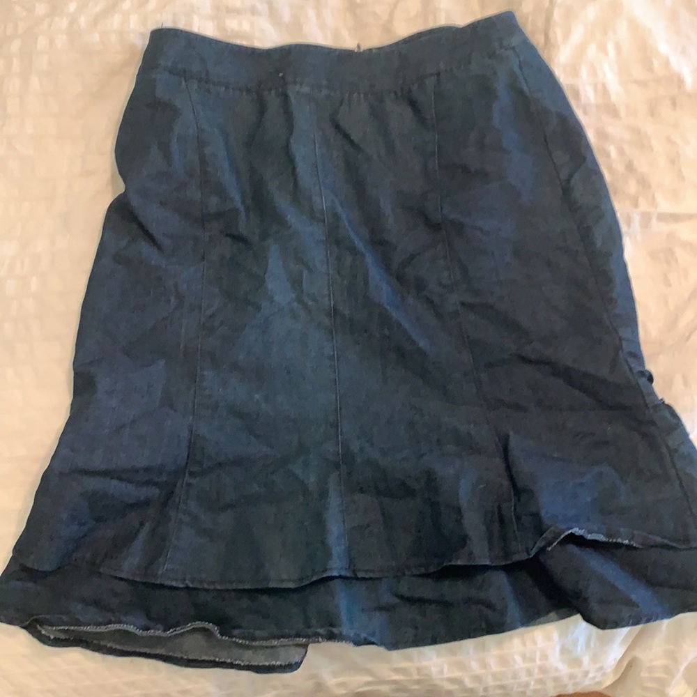 Larry Levine denim skirt